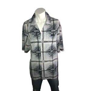 Southpole Logo Vintage Y2K Plaid Button Down Shirt Men's XL